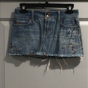 Abercrombie and Fitch Jean Mini Skirt